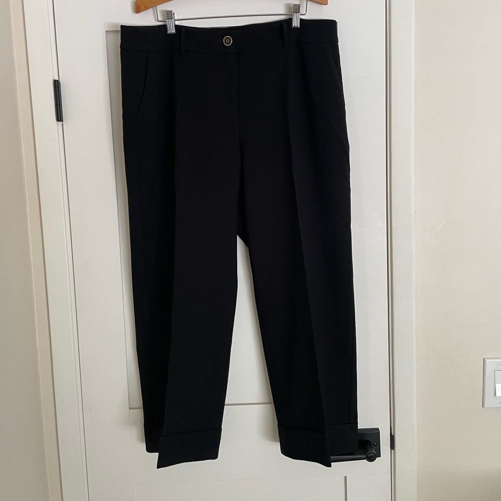Talbots Black Dress Pants Classic Straight-Leg